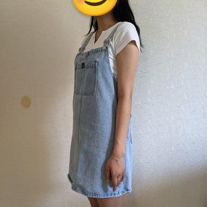 Denim Overall Dress